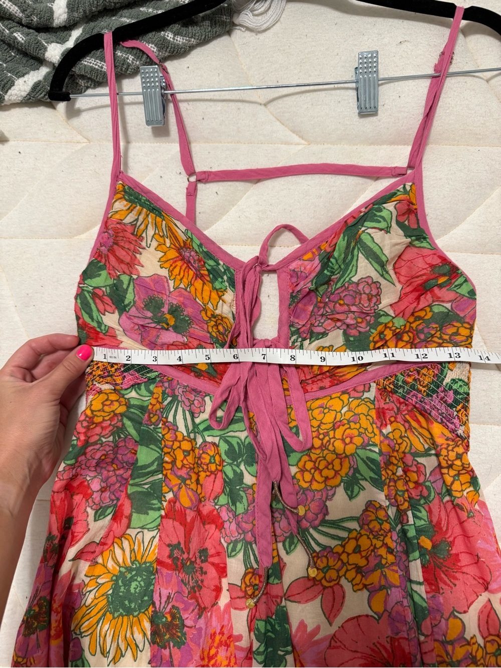 Free People Dream Weaver Maxi Dress, Pink Floral - Picture 9 of 9